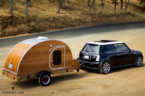 Mini Cooper camper trailer RVs for small car owners