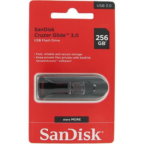 Sandisk Cruzer Glide 256 Gb Flash Flash – Mega Digital Limited