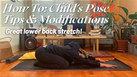 How To | Child’s Pose Modifications & Tips - YouTube