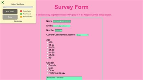 Survey Form