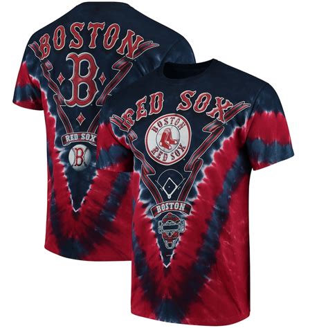 Boston Red Sox Red Tie-Dye T-Shirt