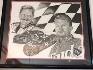 DALE EARNHARDT SR -DALE EARNHARDT JR ORIGINAL NASCAR PAINTING | eBay