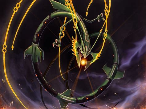 Pokemon Rayquaza Mega Evolution