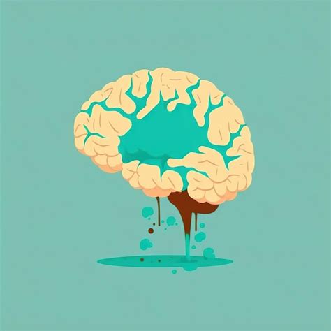 Premium Photo | Human brain illustration design in 3d and digital ...