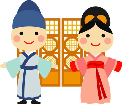 Korean Traditional Clipart Transparent Png Hd Cute Cartoon Couple | Images and Photos finder