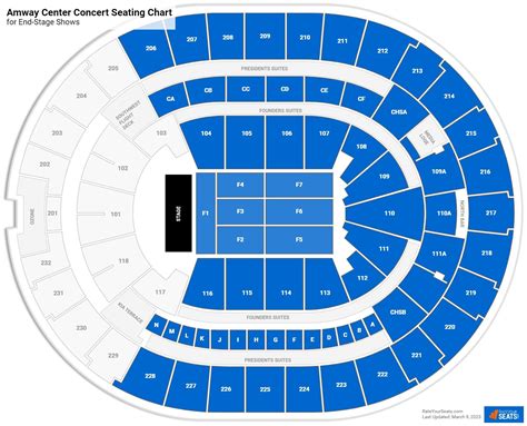 Amway Center Seating Charts for Concerts - RateYourSeats.com