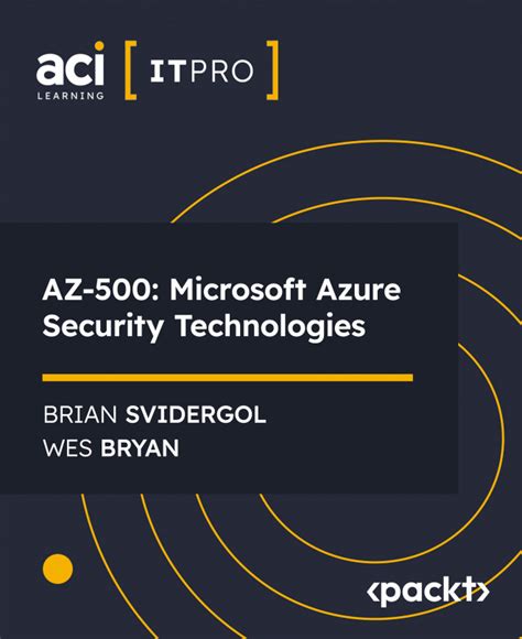 AZ-500: Microsoft Azure Security Technologies [Video] | Cloud ...