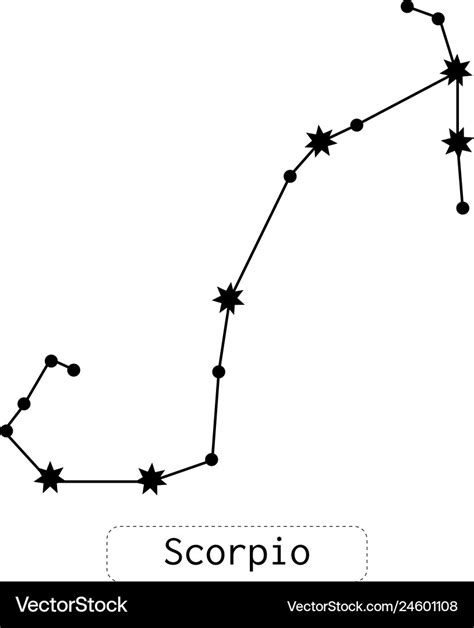 Scorpio Constellation Svg