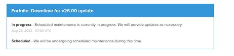 Epic Games Down? Maintaining Status During Scheduled Maintenance