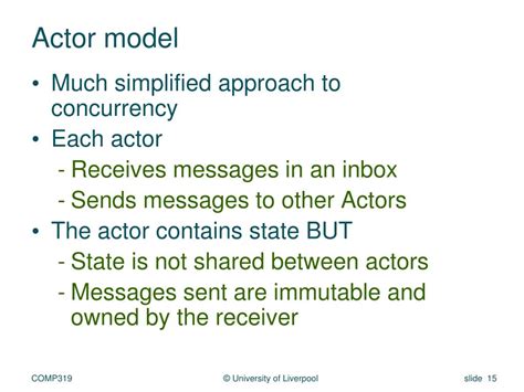 PPT - CONCURRENCY AND THE ACTOR MODEL PowerPoint Presentation, free ...