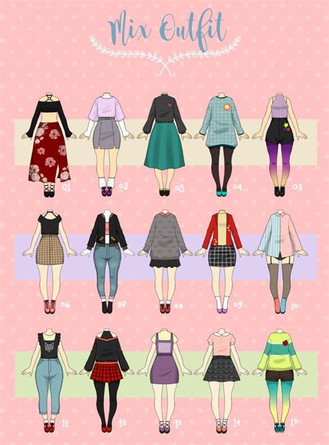 (OPEN 3/15) CHEAP Casual Outfit 06 by Rosariy | Fashion drawing ...