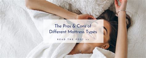 Mattress Types: The Pros & Cons – Beds for Backs