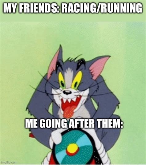 Tom and Jerry train crazy tom - Imgflip