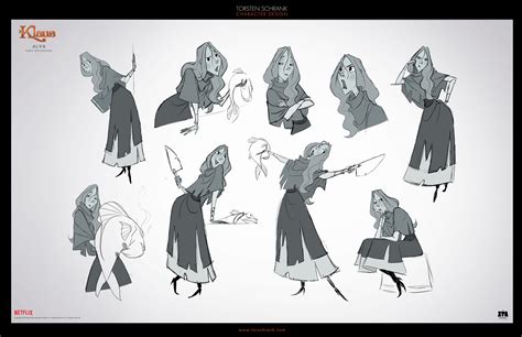 KLAUS (NETFLIX) - TORSTEN SCHRANK CHARACTER DESIGN