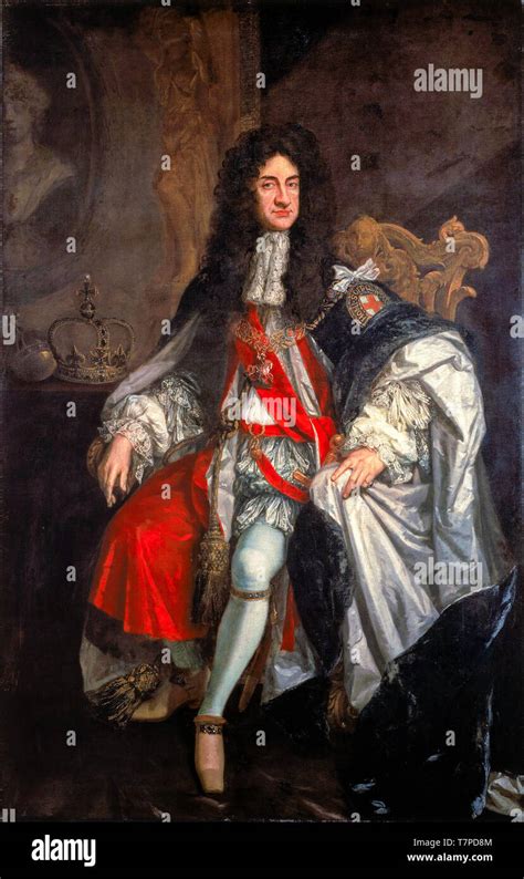 King Charles II, portrait painting in oil on canvas, by Sir Godfrey ...