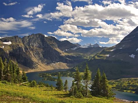 Hidden Lake Vista Glacier National Park Montana postcard, Hidden Lake Vista Glacier National ...