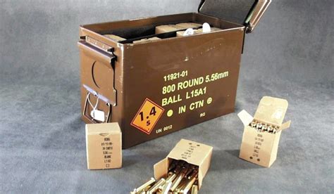 Accessories 5.56 X 45 & .223 Military Cardboard Ammo Box Holds 30 ...