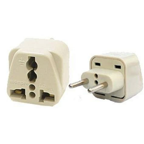 Universal Plug Adapter for Europe Travel - converts any plug to 4mm. 2 pin Euro plug - Walmart ...