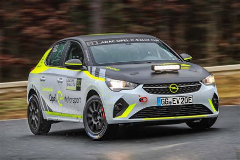 Vauxhall begins testing Corsa-e electric customer rally car | Autocar