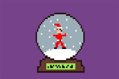 Snow Globe : r/AnimatedPixelArt