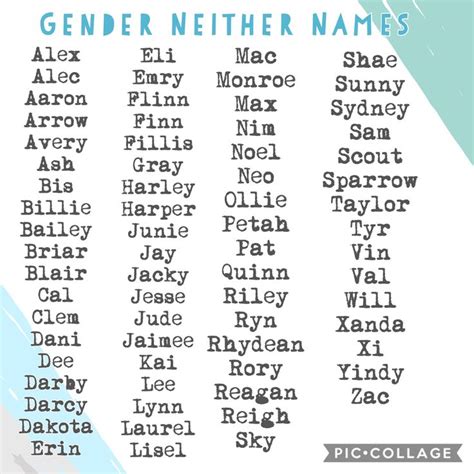 Gender neutral names | Gender neutral names, Writing a book, Writing ...