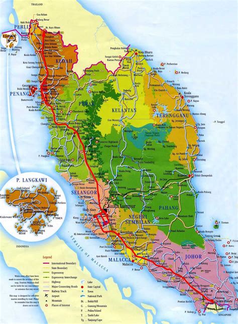 Malaysia - Geografiske Kort over Malaysia ~ Klima Naturali™