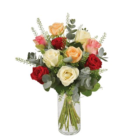 Rouge Pastel | Interflora | Livraison bouquet de roses en - de 4h