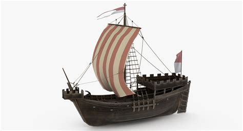 Medieval ship cog 3D - TurboSquid 1149651