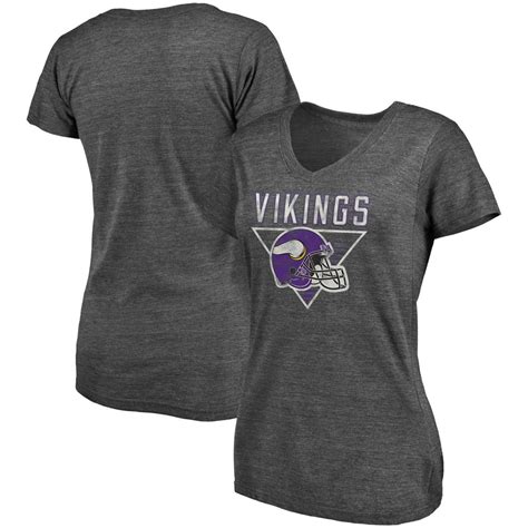 Women's Minnesota Vikings NFL Pro Line by Fanatics Branded Heathered ...