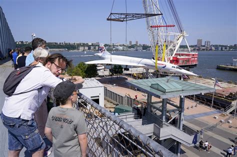 NYC museum's Concorde supersonic jet takes barge ride to Brooklyn for restoration - Las Vegas ...