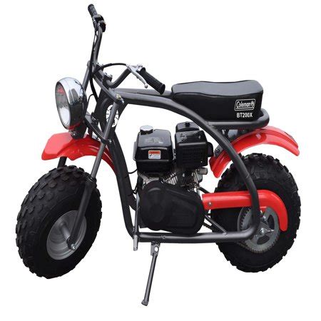 Coleman Powersports 200cc Gas Powered Mini Bike - Red and Black - Walmart.com