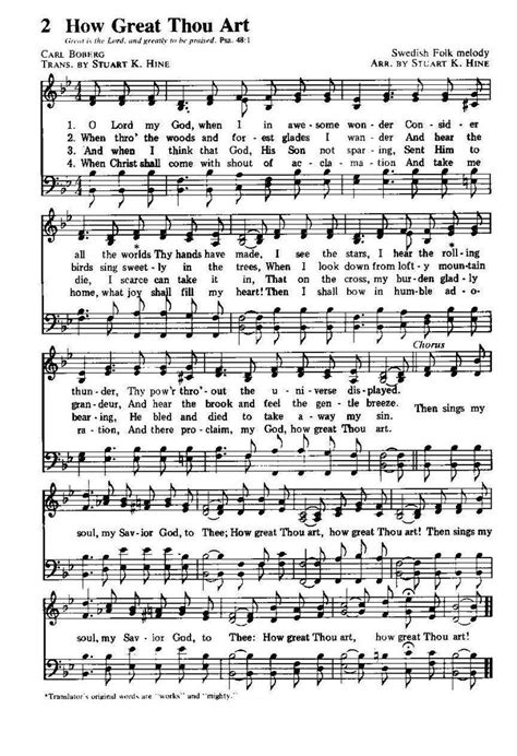 Free Printable Hymn Sheet Music