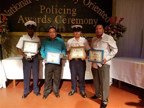 Belize Police Department awards volunteers and neighborhood watch ...