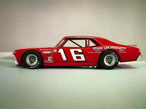 Butch Lindley Chevrolet Nova late model asphalt racing short track legend model car Nascar Race ...