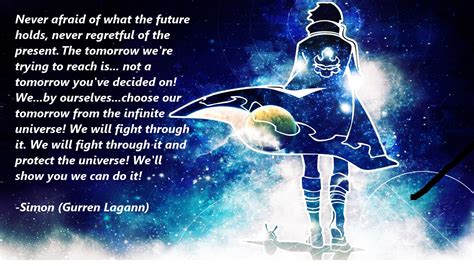 Gurren Lagann quote | Anime quotes, Gurren lagann, Anime