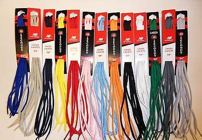 New Balance Oval Athletic Shoelaces 13-Colors Laces 36"- 45" Made in ...