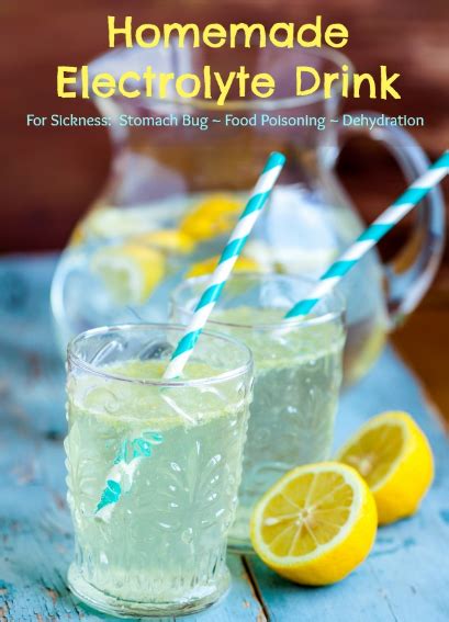 Homemade Electrolyte Drink - Prevent Dehydration, Electrolyte Imbalance - HelpHerself.com