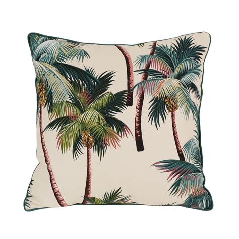 tropical palm cushion – Singapore Trading Post