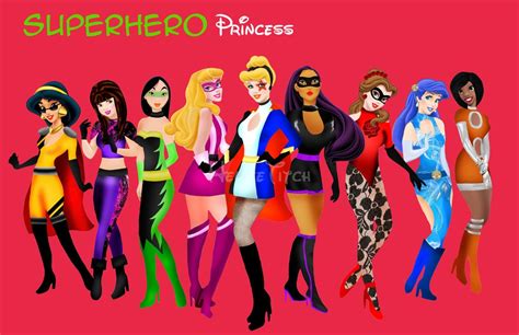 Disney princesses as super heroines - Disney Fan Art (37247072) - Fanpop