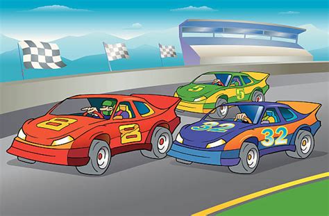 Nascar Racers Cartoon