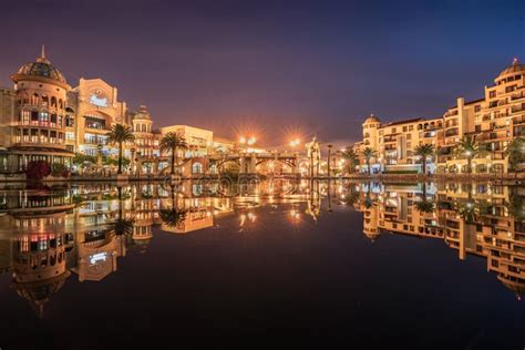 Canal Walk Century City at Night in Cape Town South Africa Stock Image - Image of river, outdoor ...