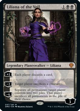 Liliana of the Veil MtG Art from Dominaria United Set by Martina Fackova - Art of Magic: the ...