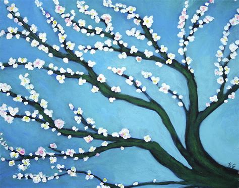 Almond Blossoms Painting by Kristine Griffith | Fine Art America