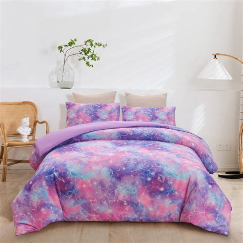 Latitude Purple Plaid Complete Bed in a Bag Bedding Set - Walmart.com