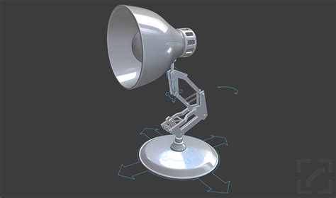 Rigged Luxo JR pixar style lamp | coeleveld.com