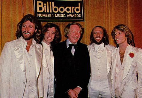 {Dec. 11, 1977} Bee Gees and Andy Gibb at Billboard No. 1 Music Awards in Santa Monica - Bee ...