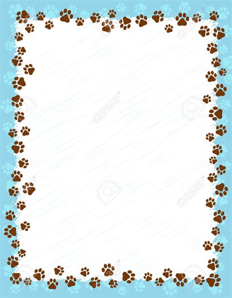 Border Designs Clip Art Dog