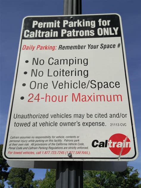 usa - Which Caltrain stations only have parking for Caltrain train ...