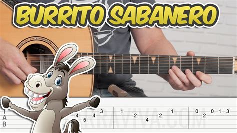 Burrito Sabanero Melodía Requinto TABS - Guitar tutorial | Guitarraviva Chords - Chordify