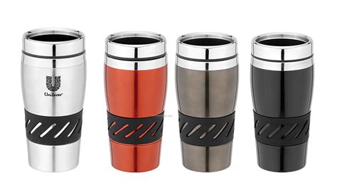 Travel Mug/ Tumbler - 16 Oz. Double Wall Stainless Steel W/ Rubberized Grip,China Wholesale ...
